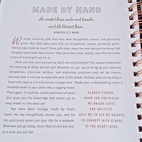 Devotional Coloring Book with Spiral Bound Text And Pictures 312 Pages - Picture 3 of 8